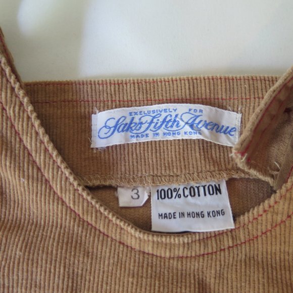 Vintage baby girl's dress with apple - Picture 2 of 2